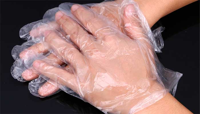 Прозрачные перчатки